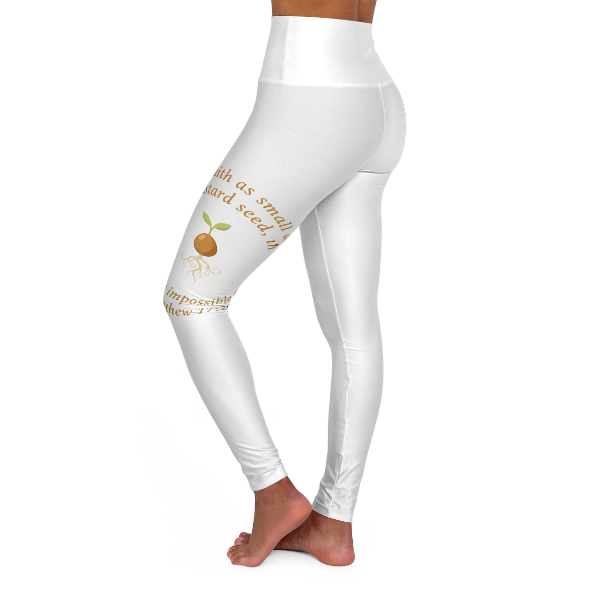 High Waisted Yoga Leggings (AOP)