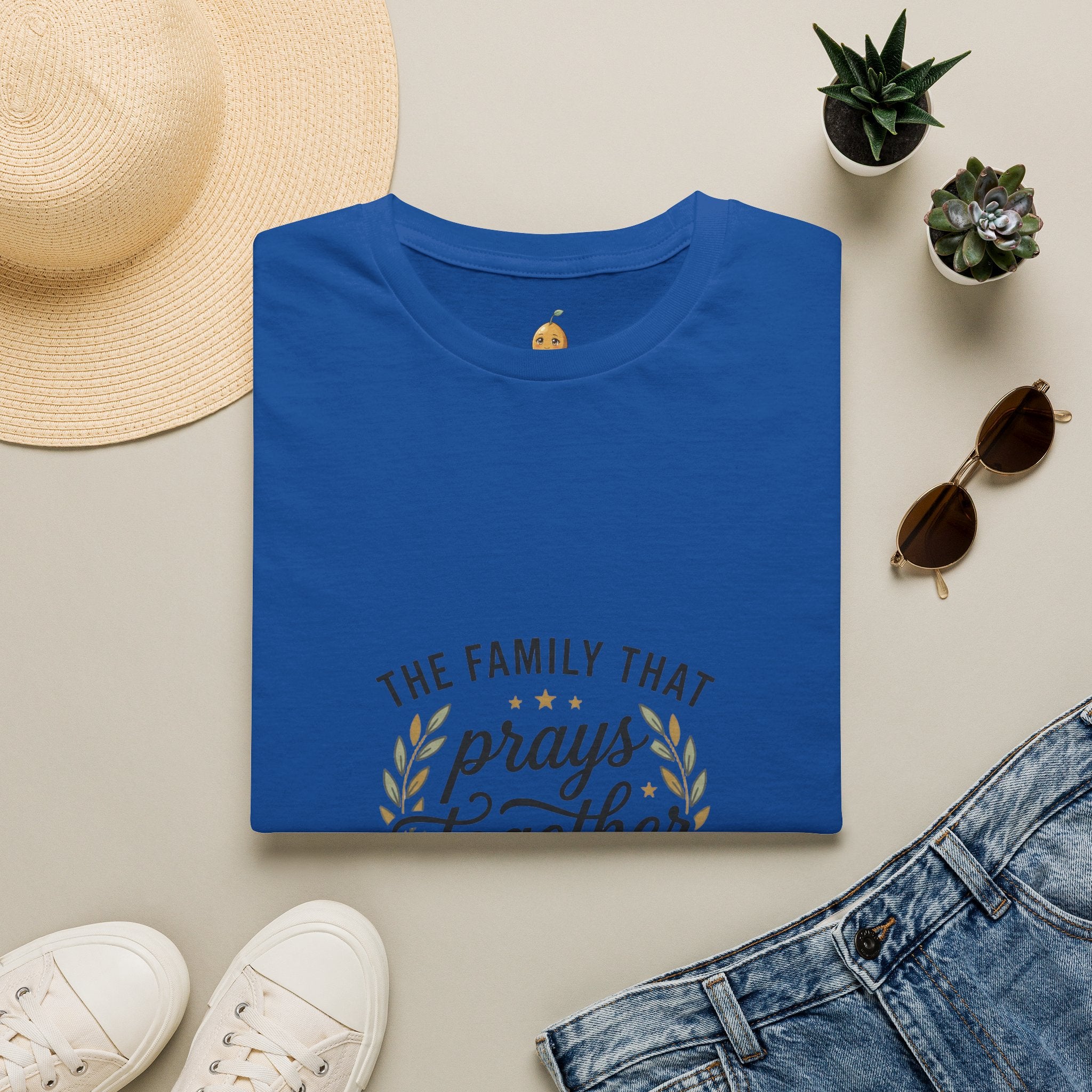 Prayer Family T-Shirt — “The Family That Prays Together” Faith Tee