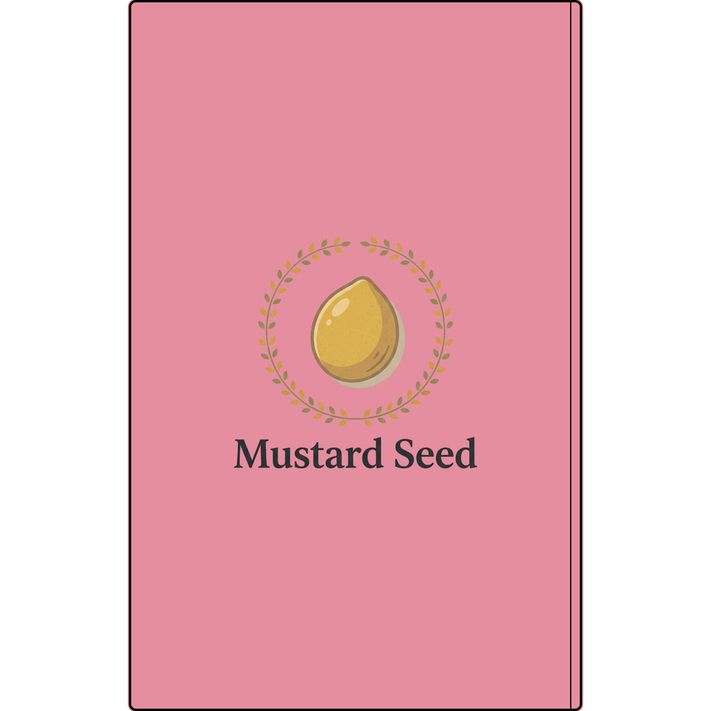 Engraved Vegan Leather Journal – “Keep Your Faith Alive” Mustard Seed Devotional Notebook