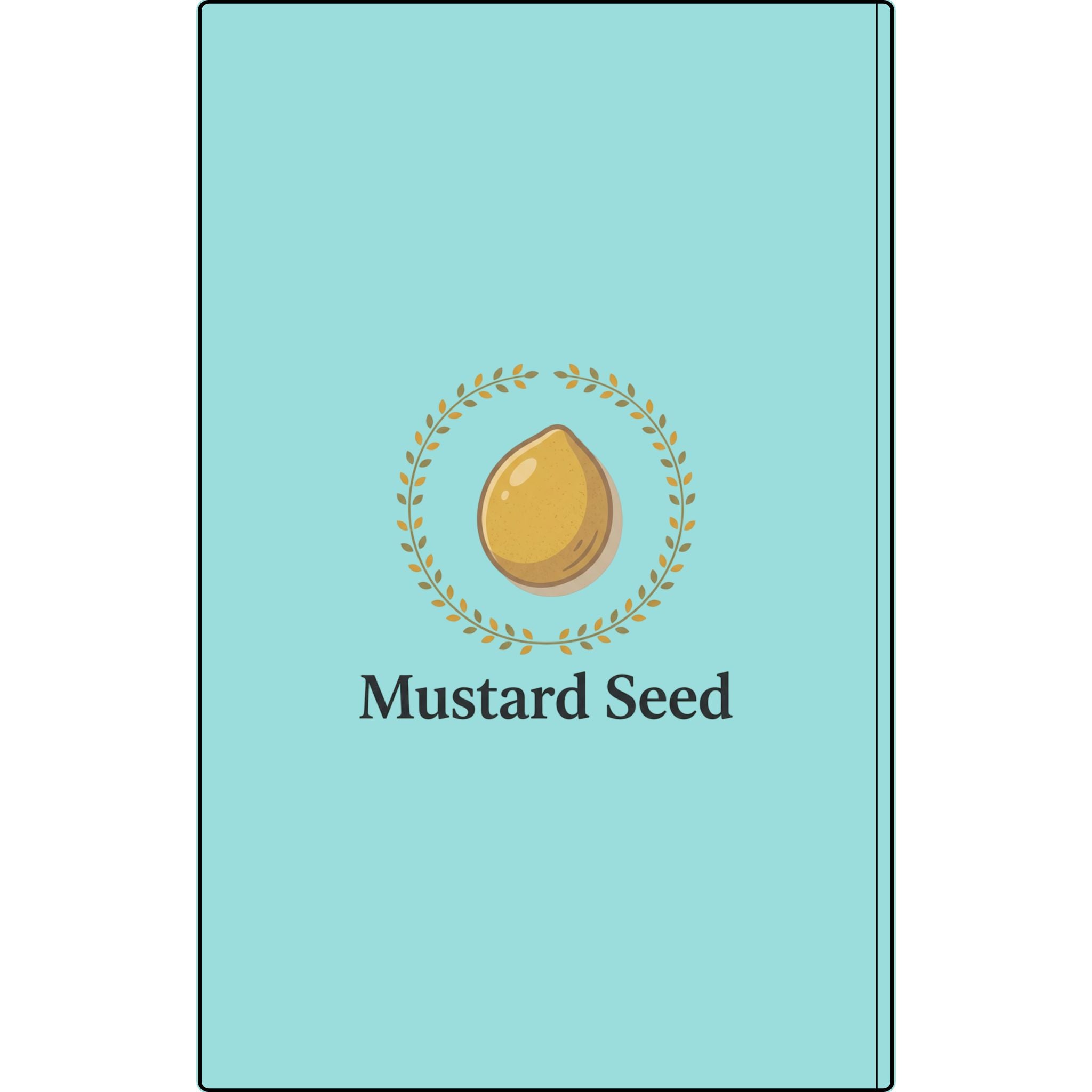 Engraved Vegan Leather Journal – “Keep Your Faith Alive” Mustard Seed Devotional Notebook