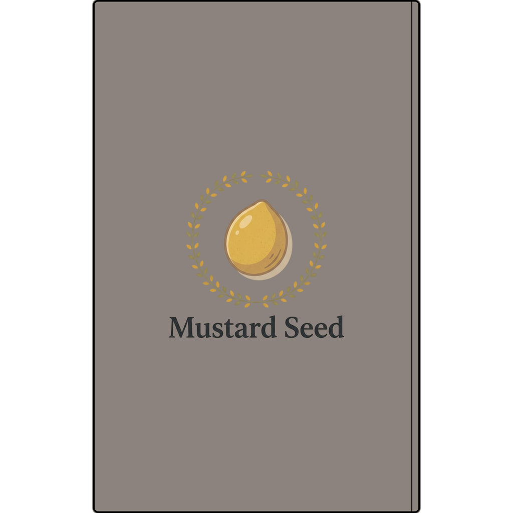 Engraved Vegan Leather Journal – “Keep Your Faith Alive” Mustard Seed Devotional Notebook