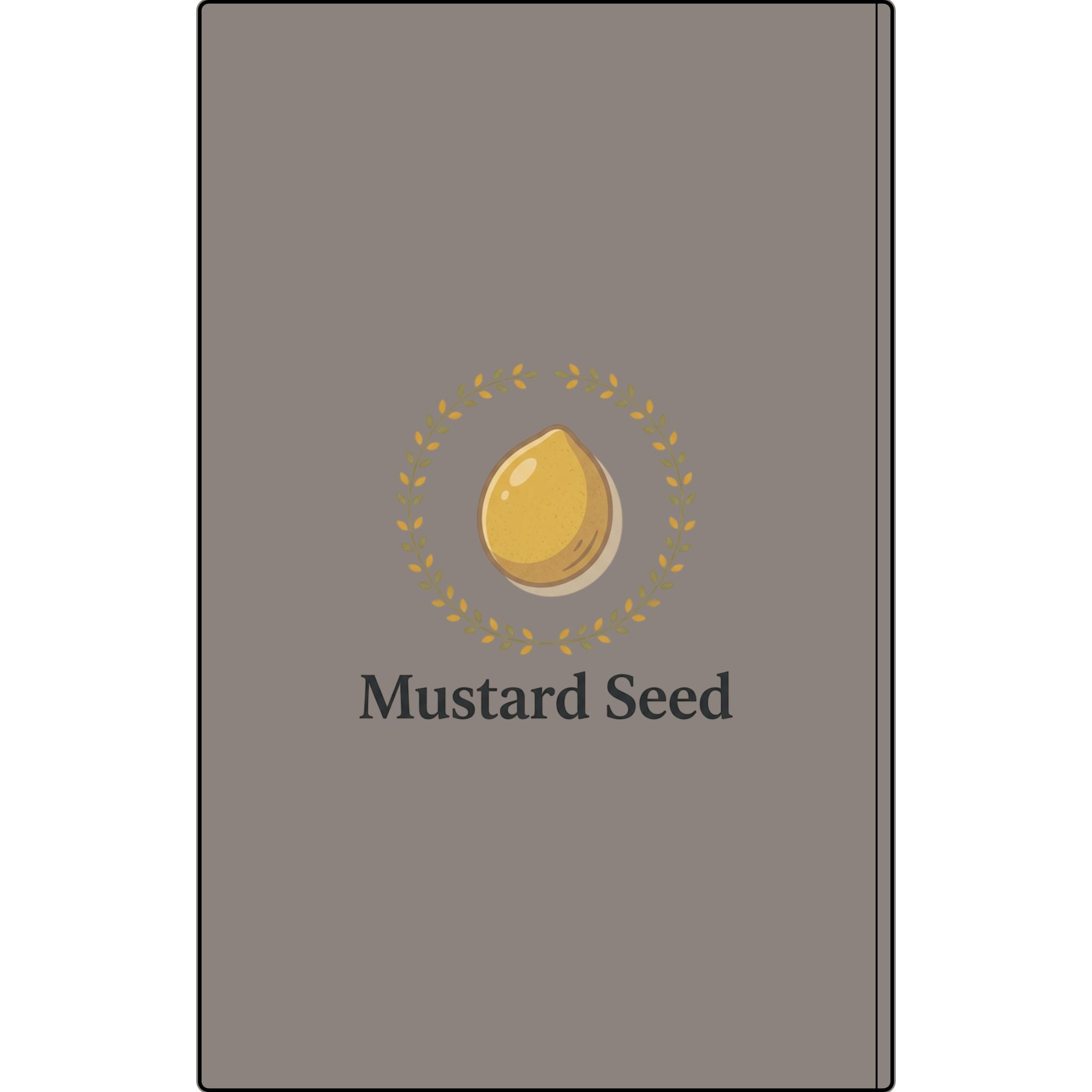 Engraved Vegan Leather Journal – “Keep Your Faith Alive” Mustard Seed Devotional Notebook