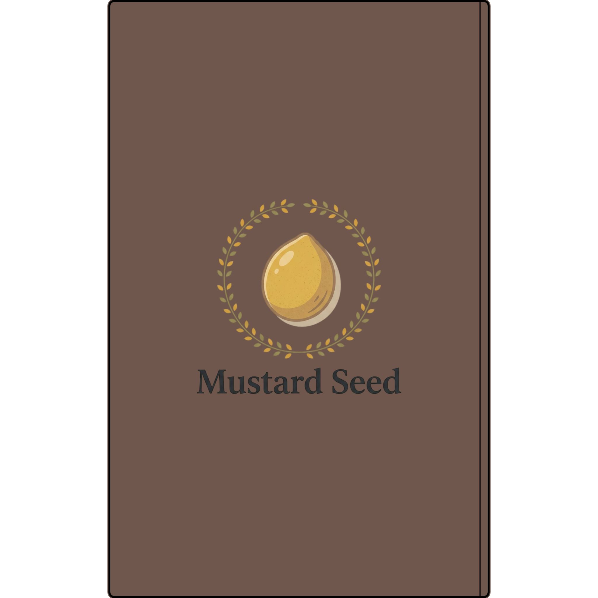 Engraved Vegan Leather Journal – “Keep Your Faith Alive” Mustard Seed Devotional Notebook