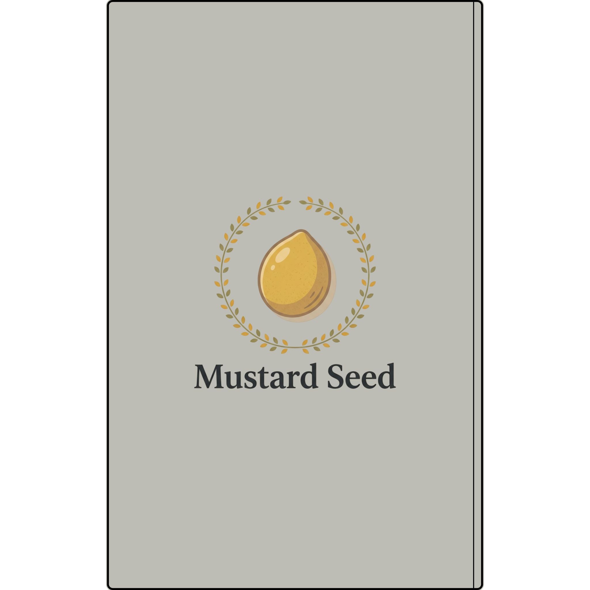 Engraved Vegan Leather Journal – “Keep Your Faith Alive” Mustard Seed Devotional Notebook