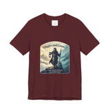 T‑Shirt — “Highs and Lows” Faith Graphic Tee ("Lord, You’re with me everywhere I go")