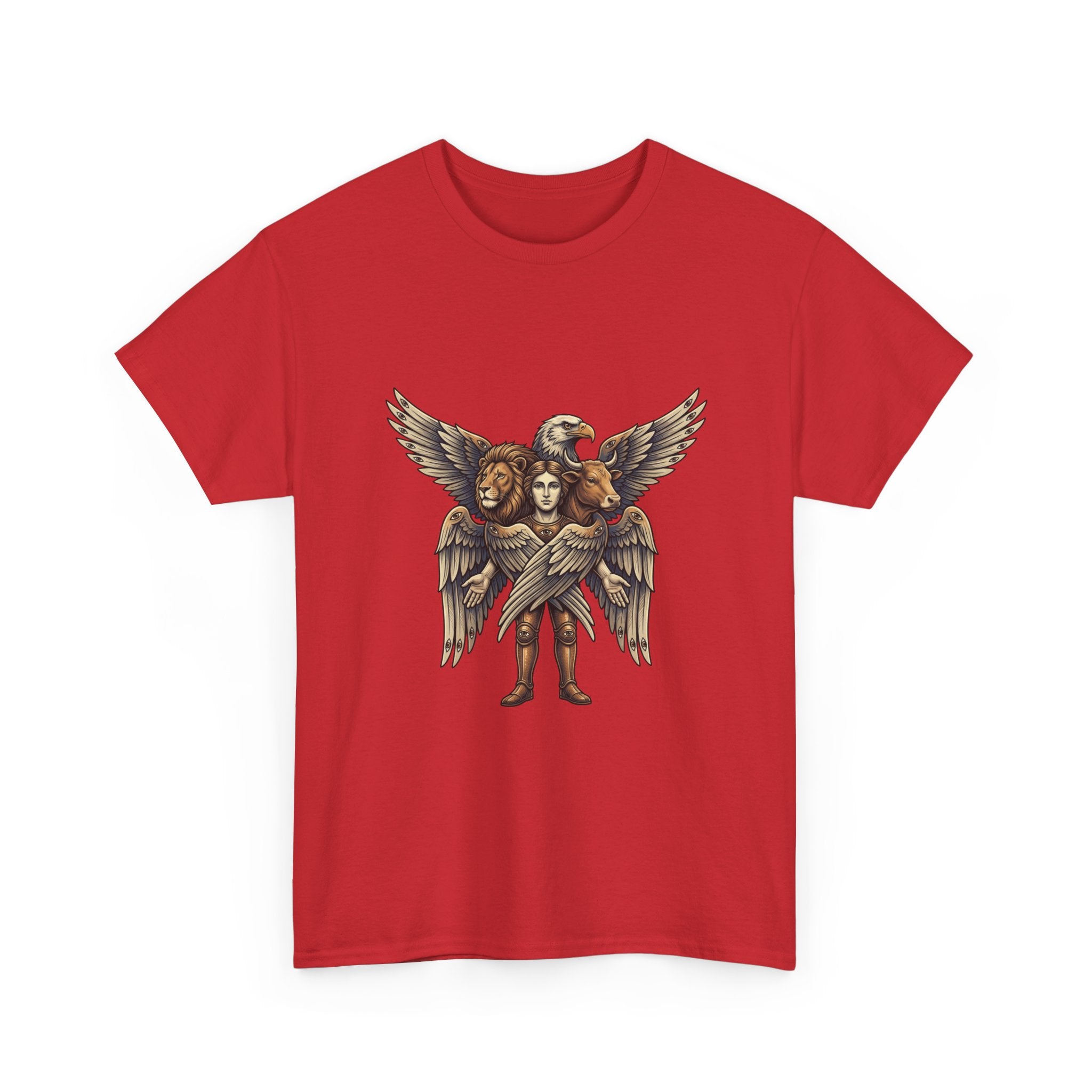 Cherub Winged Trio T‑Shirt — Vintage Angelic Graphic Tee