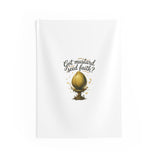 Christian Wall Art Tapestry — "Got Mustard Seed Faith?" Inspirational Bible Quote | Faith Home Decor
