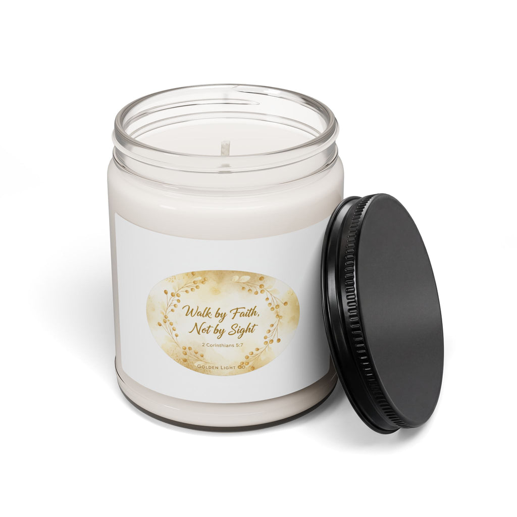 Walk by Faith Soy Candle — 9oz Scented Inspirational Jar Candle