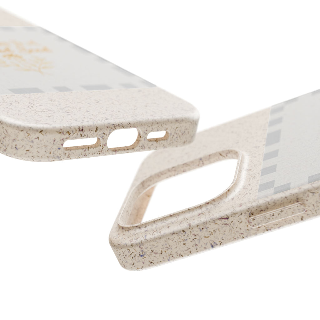 Biodegradable Phone Case — “All It Takes Is A Mustard Seed” Floral Design