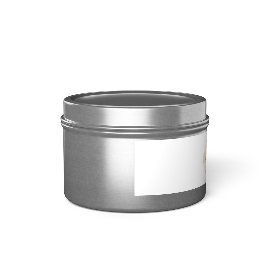 Gold Floral 'Walk by Faith, Not by Sight' Tin Candle — Inspirational Scented Gift