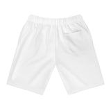 Athletic Shorts — "With God’s Help I Will Stand" Gold Script Pocket Design