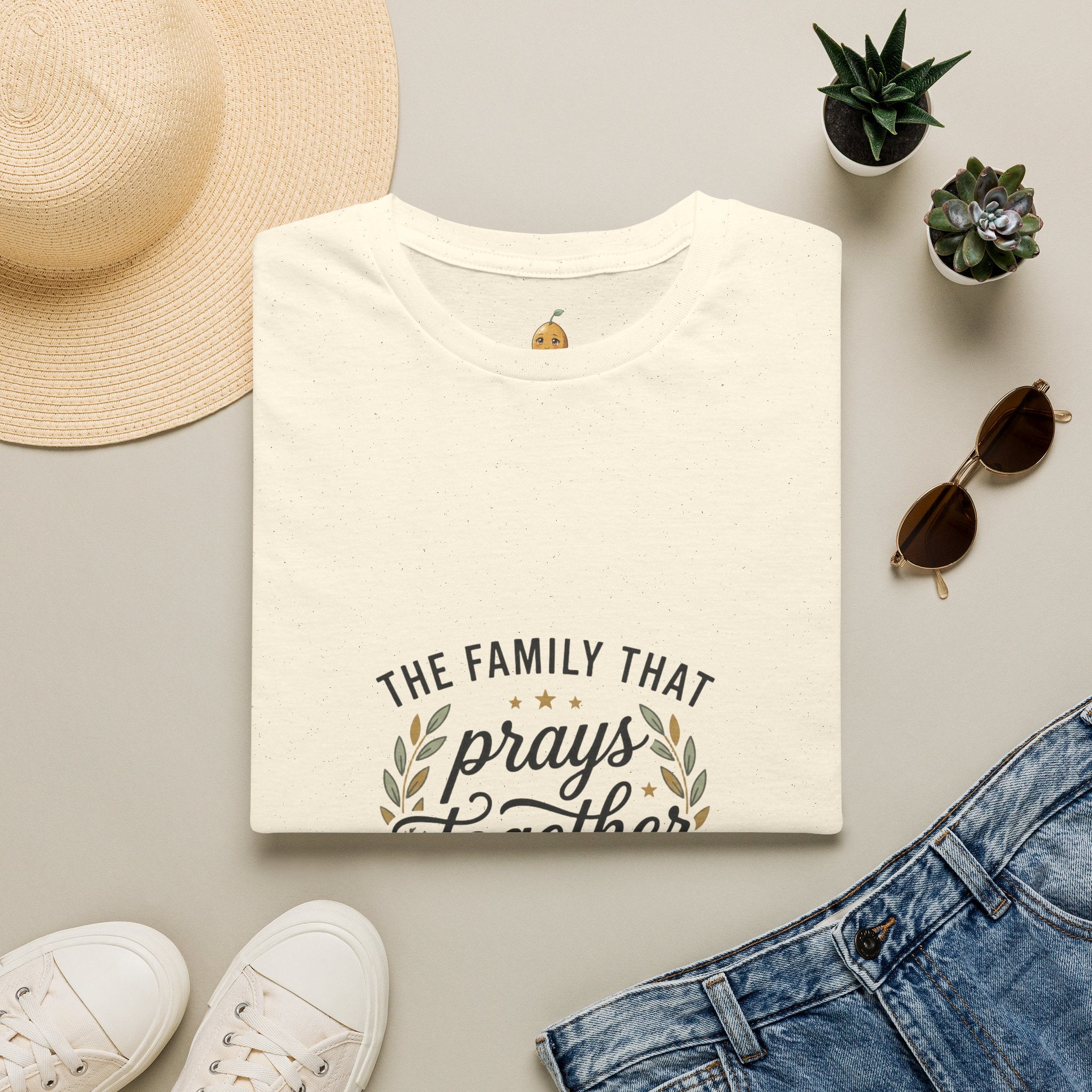 Prayer Family T-Shirt — “The Family That Prays Together” Faith Tee