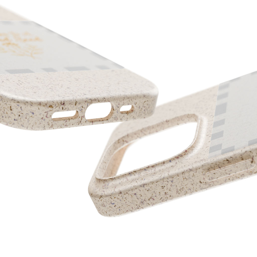 Biodegradable Phone Case — “All It Takes Is A Mustard Seed” Floral Design