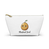 Christian Makeup Bag — Mustard Seed Faith Cosmetic Pouch | Inspirational Gift for Women