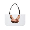 Weekender Tote Bag — Hands Holding Seed Design