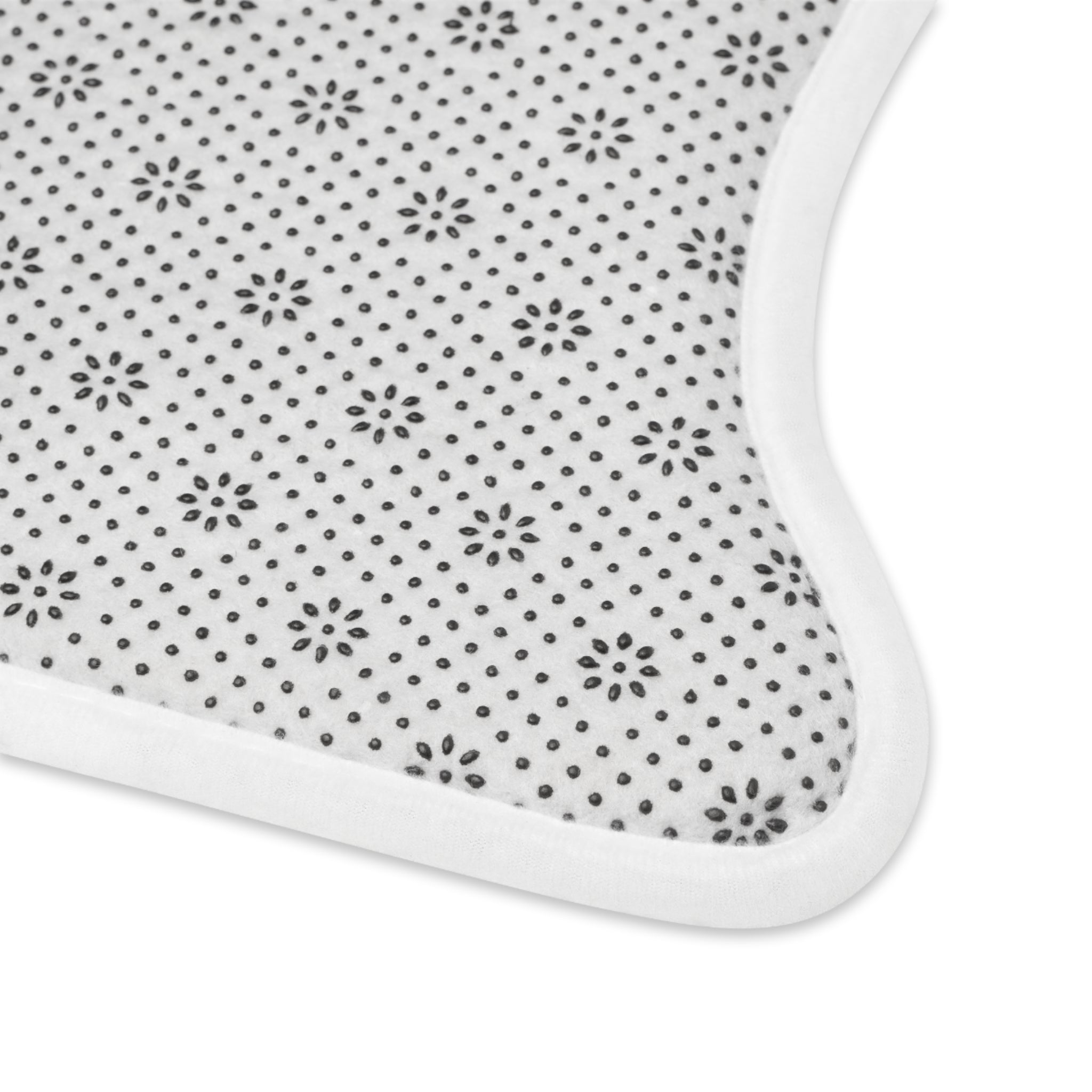 Mustard Seed Pet Feeding Mat — Decorative Paw Placemat for Dogs & Cats