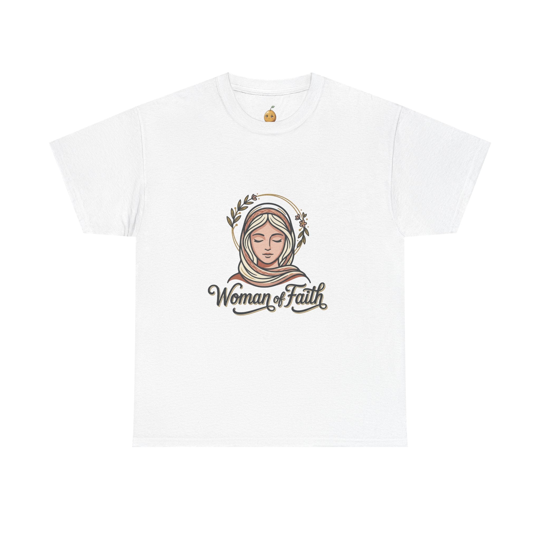 Woman of Faith Tee — Inspirational Christian Graphic T-Shirt
