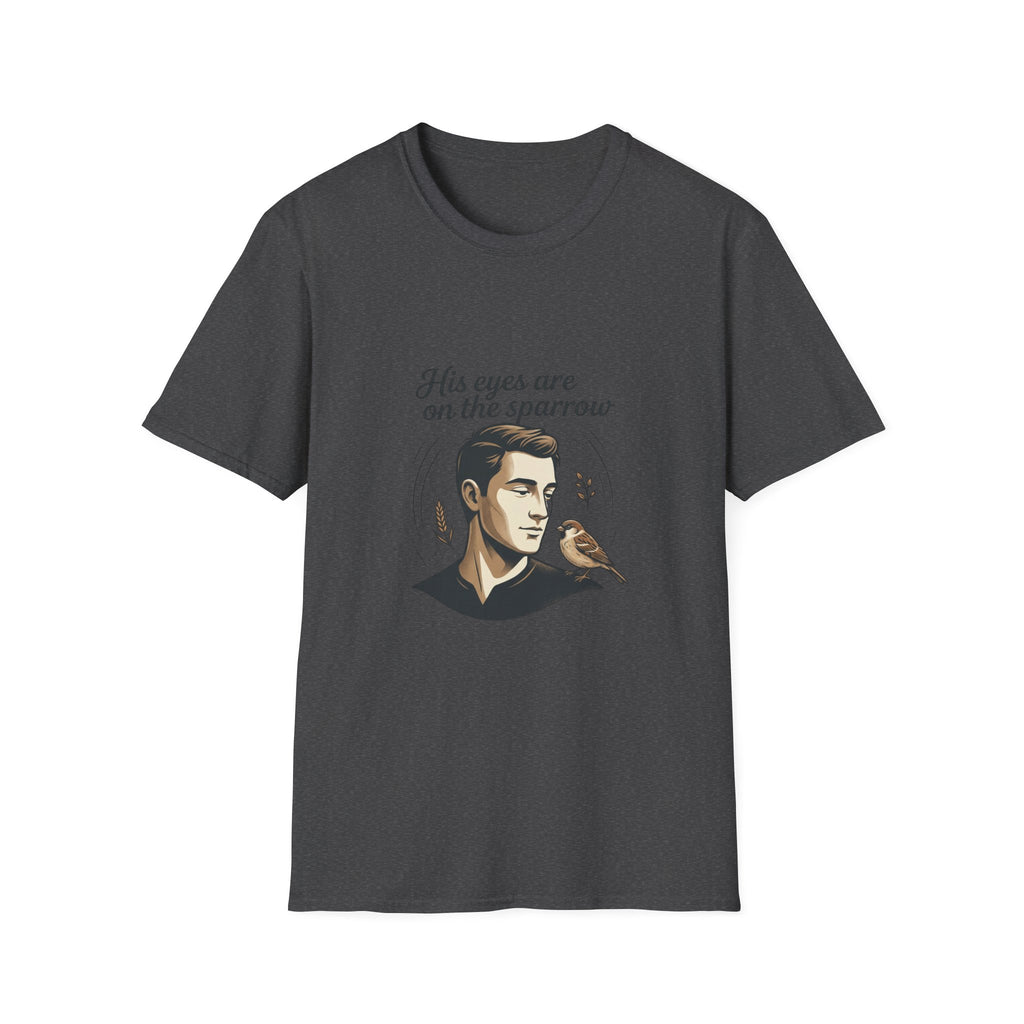 T-Shirt — "His Eyes Are on the Sparrow" Inspirational Faith Graphic