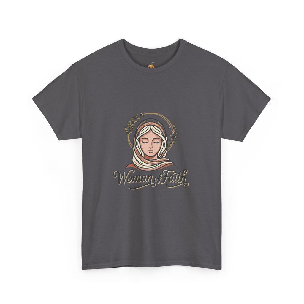 Woman of Faith Tee — Inspirational Christian Graphic T-Shirt