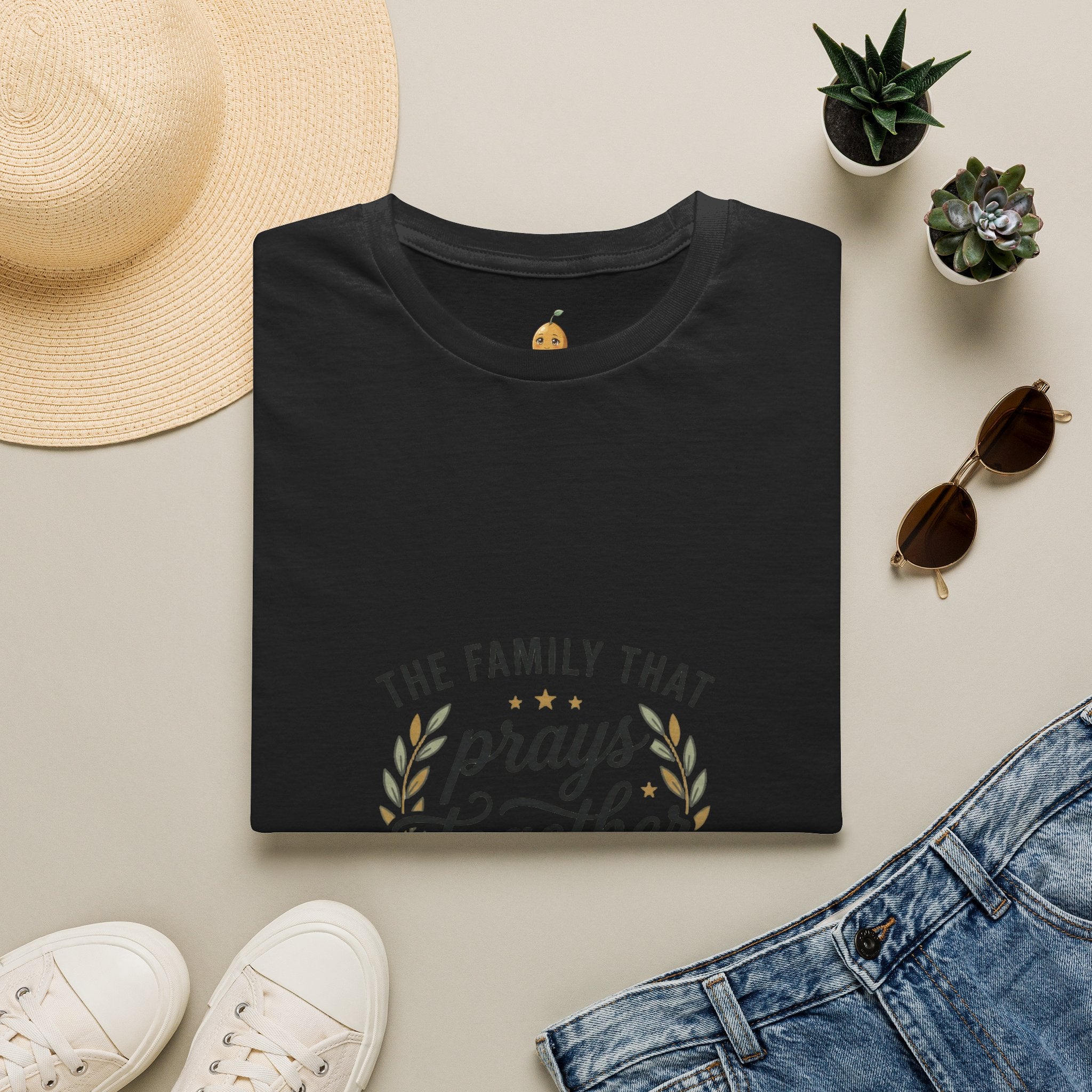 Prayer Family T-Shirt — “The Family That Prays Together” Faith Tee