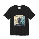 T‑Shirt — “Highs and Lows” Faith Graphic Tee ("Lord, You’re with me everywhere I go")