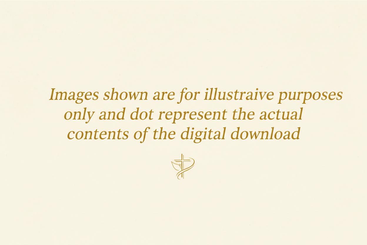 Images shown are for illustrative purposes only and do not represent the actual contents of the digital download